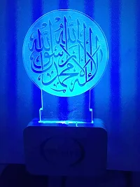 Nogaiya Multi Color nightlight Plastic 3D arylic Led of Allah Goddess-thumb2