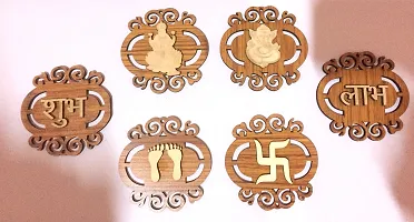 Nogaiya Subh, laxmi, Ganesh, Swastik, Labh 6Pcs-thumb1