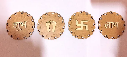 Nogaiya Subh, Swastik, Labh 4Pcs-thumb1