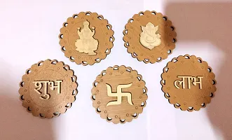 Nogaiya Subh, Laxmi, Swastik, Ganesh, Labh 5Pcs-thumb1