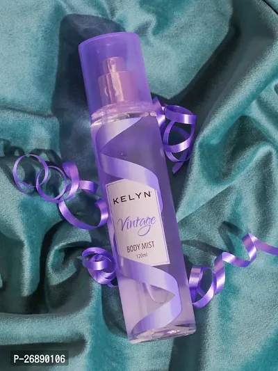 Kelyn Body Mist Body Spray For Women Long Lasting Fragrance Upto 8 Hours No Gas Perfume Valentine Gift For Girls (Pack of 1, 120ml)-thumb0
