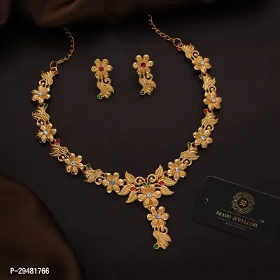 Combo Of 4 Jewellery Set With Matching Pair Of Earrings For Women.-thumb2