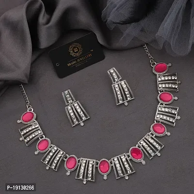 New traditional Silver Plated Jewellery Set for Women-thumb3