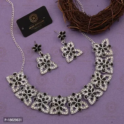 New  Silver Plated  Traditional Fashion Jewellery Set  for Women  Girls.-thumb2