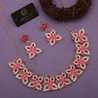 New  Rose Gold  Traditional Fashion Jewellery Set  for Women  Girls.-thumb1