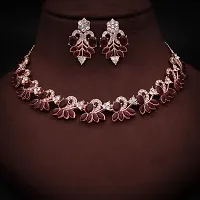 New Rose Gold Palated Jewellery Set-thumb3