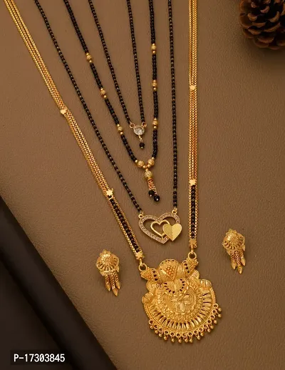 New Stylish Pack Of 4 Combo Women Mangalsutra Set