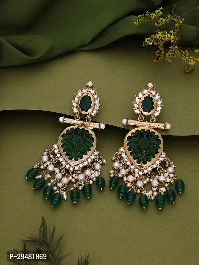 Combo Of 1 Choker Set With 2 Pair Of Earrings And Maang Tikka Set For Women.-thumb3