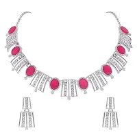 New traditional Silver Plated Jewellery Set for Women-thumb1