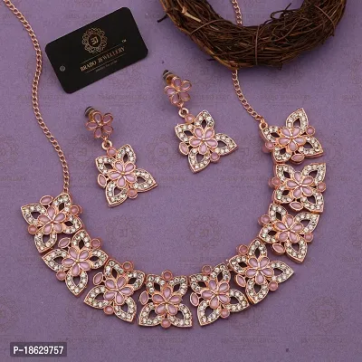 New  Rose Gold  Traditional Fashion Jewellery Set  for Women  Girls.