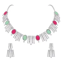 New traditional Silver Plated Jewellery Set for Women-thumb1