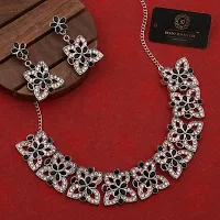 New  Silver Plated  Traditional Fashion Jewellery Set  for Women  Girls.-thumb1