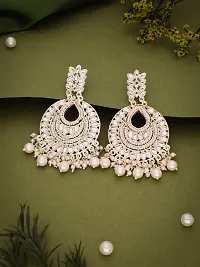 Combo Of 1 Choker Set With Earrings And Maang Tikka Set For Women.-thumb2