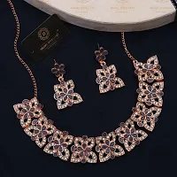 New  Rose Gold  Traditional Fashion Jewellery Set  for Women  Girls.-thumb2