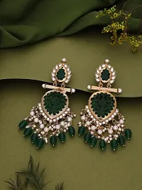 Combo Of 1 Choker Set With 2 Pair Of Earrings And Maang Tikka Set For Women.-thumb1