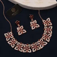 New  Rose Gold  Traditional Fashion Jewellery Set  for Women  Girls.-thumb1