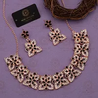 New  Rose Gold  Traditional Fashion Jewellery Set  for Women  Girls.-thumb2