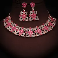 New  Rose Gold  Traditional Fashion Jewellery Set  for Women  Girls.-thumb3