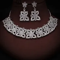 New  Silver Plated  Traditional Fashion Jewellery Set  for Women  Girls.-thumb3