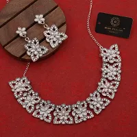 New  Silver Plated  Traditional Fashion Jewellery Set  for Women  Girls.-thumb2