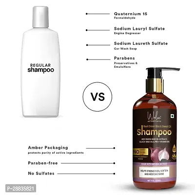 Natural Hair Care Onion Shampoo, 300ml-thumb3