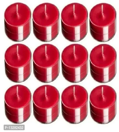 Trendy Round Tealight Candle Set Of 12