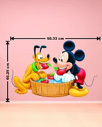 Prime Home Decor Micky Mouse & Pluto ( Disney Cartoons) 3D Wall Stickers in hd quality-DW-98L-thumb3