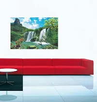 Prime Home Decor Beautiful Waterfall Seen HD High Resolution Wall Paper (12 Inch X 18 inch)-POSTER09_MD-thumb3