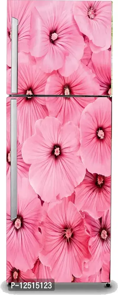 Prime Home Decor Beautifull Flower Fridge Wall Sticker for Double Single Door Sticker (PVC Vinyl)FZ-041-thumb0