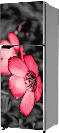 Prime Home Decor Beautifull Flower Fridge Wall Sticker for Double Single Door Sticker (PVC Vinyl)FZ-040-thumb2