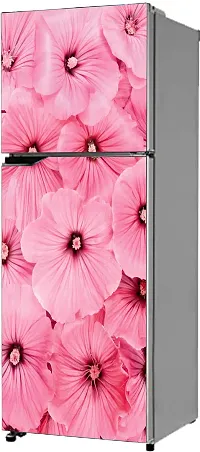 Prime Home Decor Beautifull Flower Fridge Wall Sticker for Double Single Door Sticker (PVC Vinyl)FZ-041-thumb2