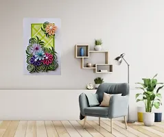 Prime Home Decor 3D Look Decorative Multicolor Flower with Frames HD Wall Poster | Wall Covring Size I | Multicolor Wall Poster-POSTERXL46-thumb2