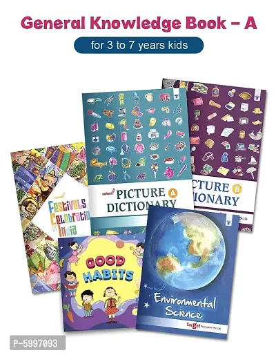 Nurture General Knowledge Books for Kids in English 3 to 7 Year Old GK Picture Books with Activities for Nursery and Primary Children Picture Dictionary Books
