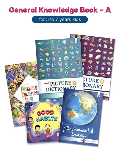 Nurture General Knowledge Books for Kids in English 3 to 7 Year Old GK Picture Books with Activities for Nursery and Primary Children Picture Dictionary Books