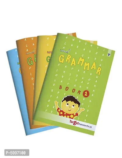 Nurture English Grammar Books for Kids 5 to 10 Year Old Children Grammar and Composition Practice Exercises with Answers for Primary Students Book 1 to 4 - Pack of 4 Books-thumb0