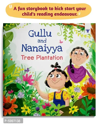 Gullu and Nanaiyya Tree Plantation Story Book Grandma Story Books for Kids in English Bedtime Stories for Children Environmental and Nature Story Books-thumb0