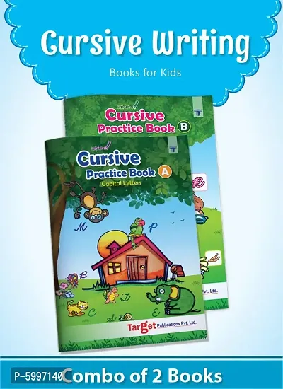 Nglish Cursive Alphabet Practice Books For Kids Set Of 2 Books-thumb0