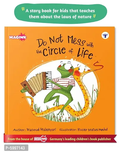 Bedtime Stories Picture Story Book for Kids in English Do Not Mess With the Circle Of Life Introduce Children to the Laws of Nature Through the Journey of a Frog Illustrated Picture Story Book-thumb0
