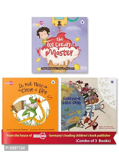 Story Books for Kids in English Easy to Read Stories with Colourful Pictures Age 4 - 8 Years Magink - Laws of Nature and Fulfilling your Dream Set of 3 Books-thumb0