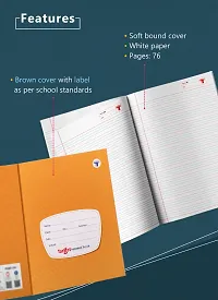 Red and Blue Line Small Notebooks for Kids - Pack of 16, 76 Pages-thumb1
