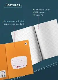 Small Square Maths Notebooks for Kids - Pack of 8, 172 Pages-thumb3