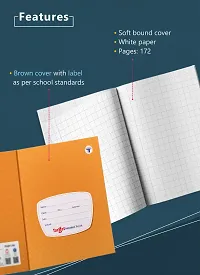 Medium Square Maths Notebooks for Kid - Pack of 4, 172 Pages-thumb3