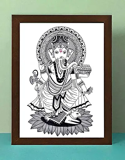 Hindu God Vinayaha Ganapathy Vector Illustration Stock Illustration -  Download Image Now - Ganesha, Ganesh - Nepal, Vector - iStock