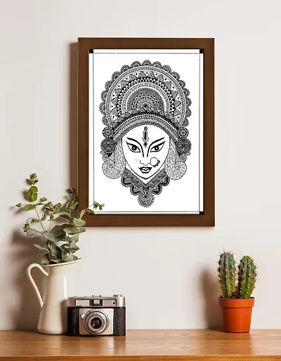 Buy Maa Durga Mandala Art Handmade Painting by VIPRA AGARWAL.  Code:ART_7886_55159 - Paintings for Sale online in India.
