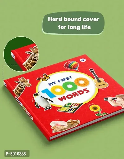 Book for Kids | My First 1000 Words Book, Early Learning Book for Kids | Words and Pictures Book | Shapes, Colours, Animals, Fruits, Vegetables, Body Parts, Things and Objects Around us-thumb3