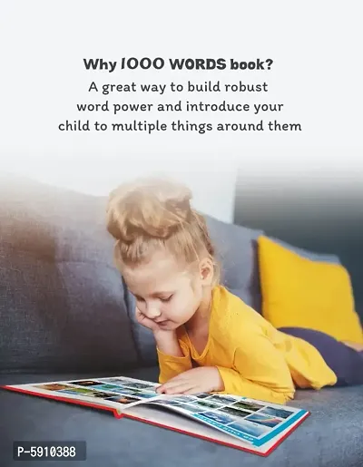 Book for Kids | My First 1000 Words Book, Early Learning Book for Kids | Words and Pictures Book | Shapes, Colours, Animals, Fruits, Vegetables, Body Parts, Things and Objects Around us-thumb4