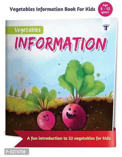Vegetable Book for kids | Vegetable Information Book for School Project