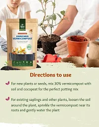 Vermicompost Fertilizer For Plants|100% Natural Organic Earthworm Vermicompost, Pack of 2-thumb3