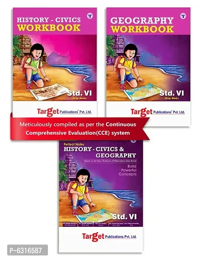 Std 6 Perfect History - Civics and Geography Notes and Workbook | English Medium | Maharashtra State Board | Includes Textual Questions, Pictorial Explanations, Practice Questions, Unit and Semest
