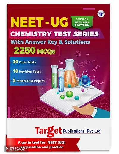 NEET Mock Test Papers Chemistry Book Based on New Pattern of NTA for Medical Entrance | NEET UG Topic Tests, Revision Tests and Model Tests with Answer Key and Solutions | 2250 MCQs